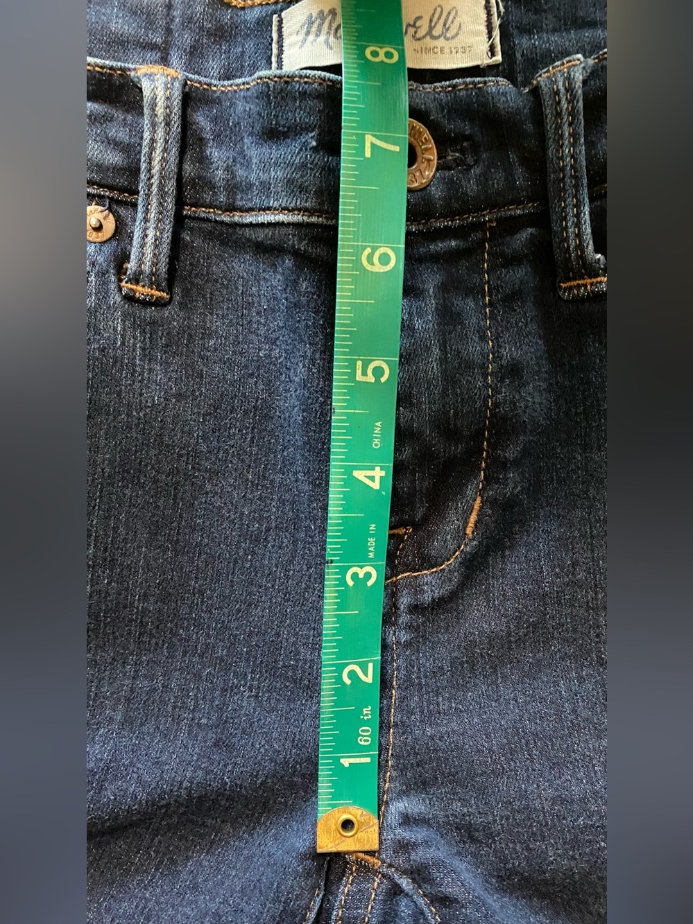 Madewell Dark Blue Skinny Jeans - Picture 10 of 12